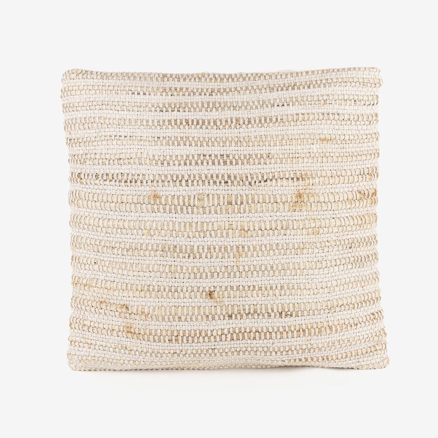 Cojín de algodón con rayas 45x45cm