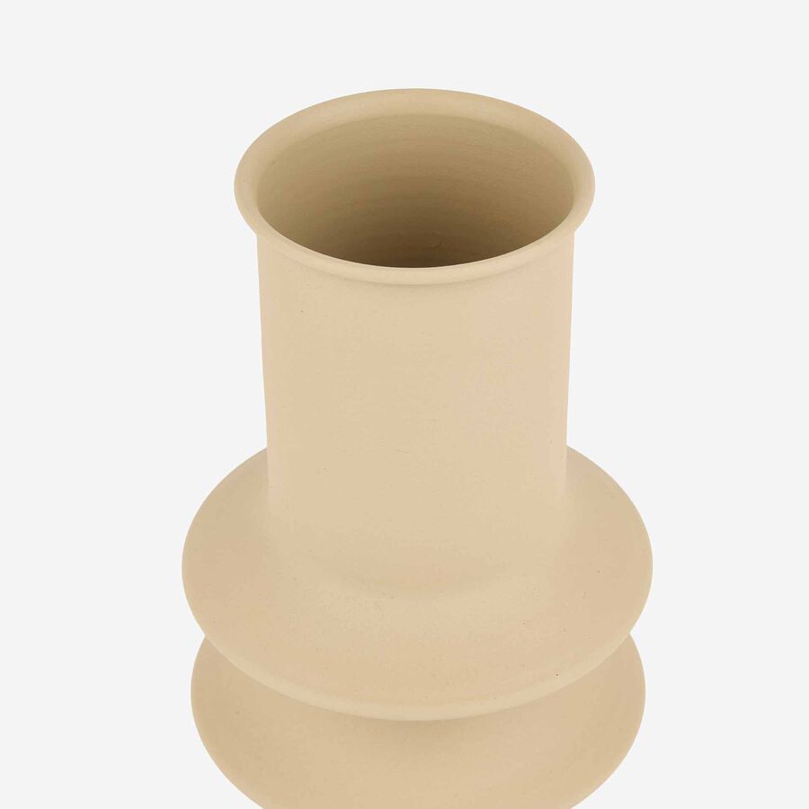 Jarron de zinc 14x14x24cm arena Zen