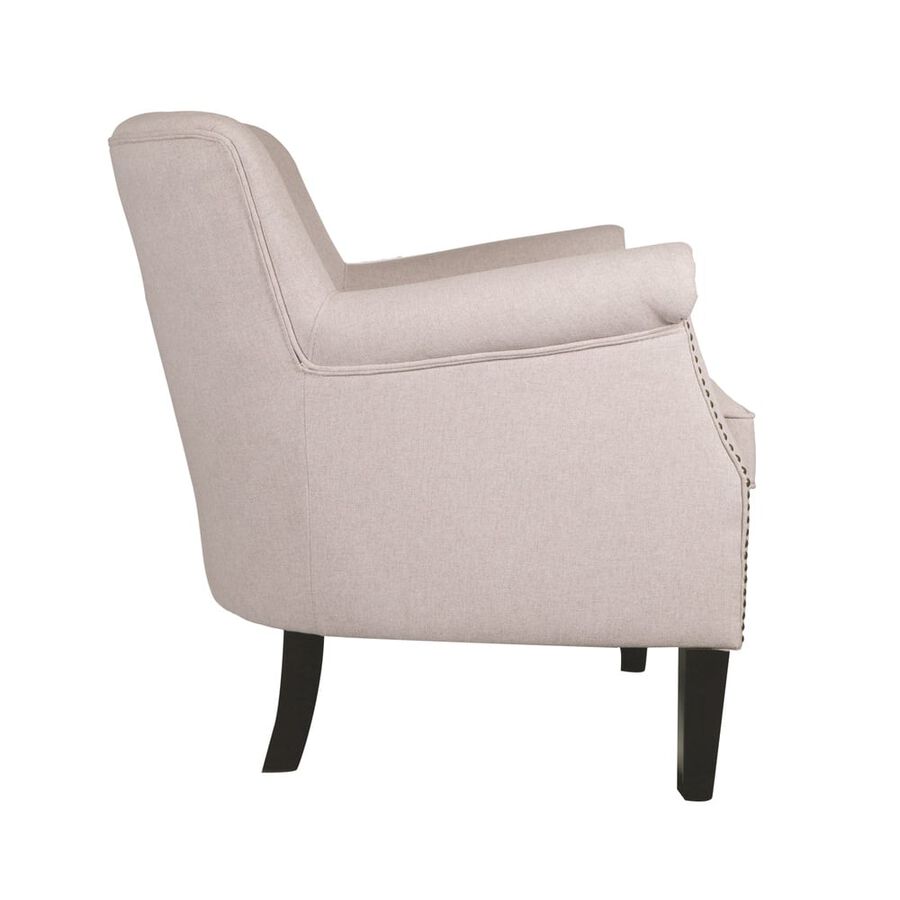 Butaca de poliéster beige Aurora 76x78x79cm Clau&Chloe