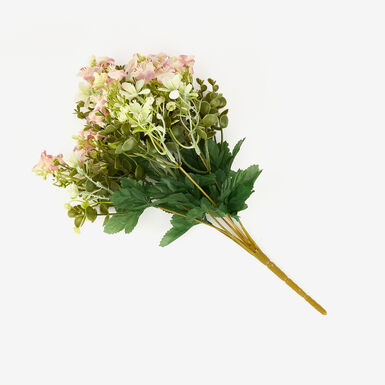 Ramo de flores pequeñas artificiales fucsia 40cm