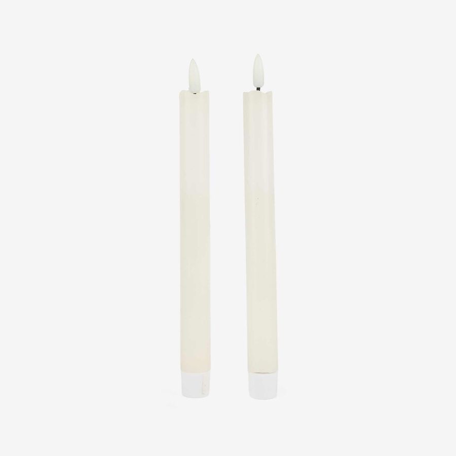 Set de 2 velas con luz Led de 23cm