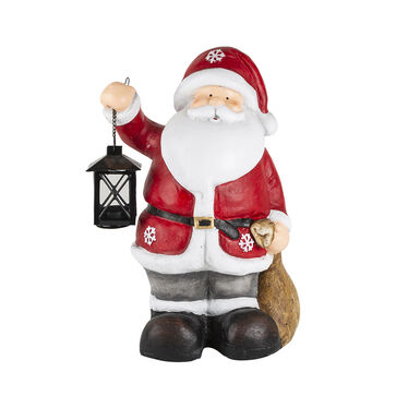 Figura decorativa de cerámica Papá Noel 40cm