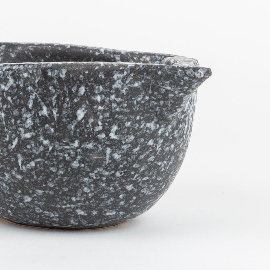 Mortero gres negro Preto 13x8cm