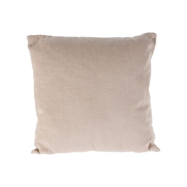 Coj&iacute;n beige Chenilla 45x45cm