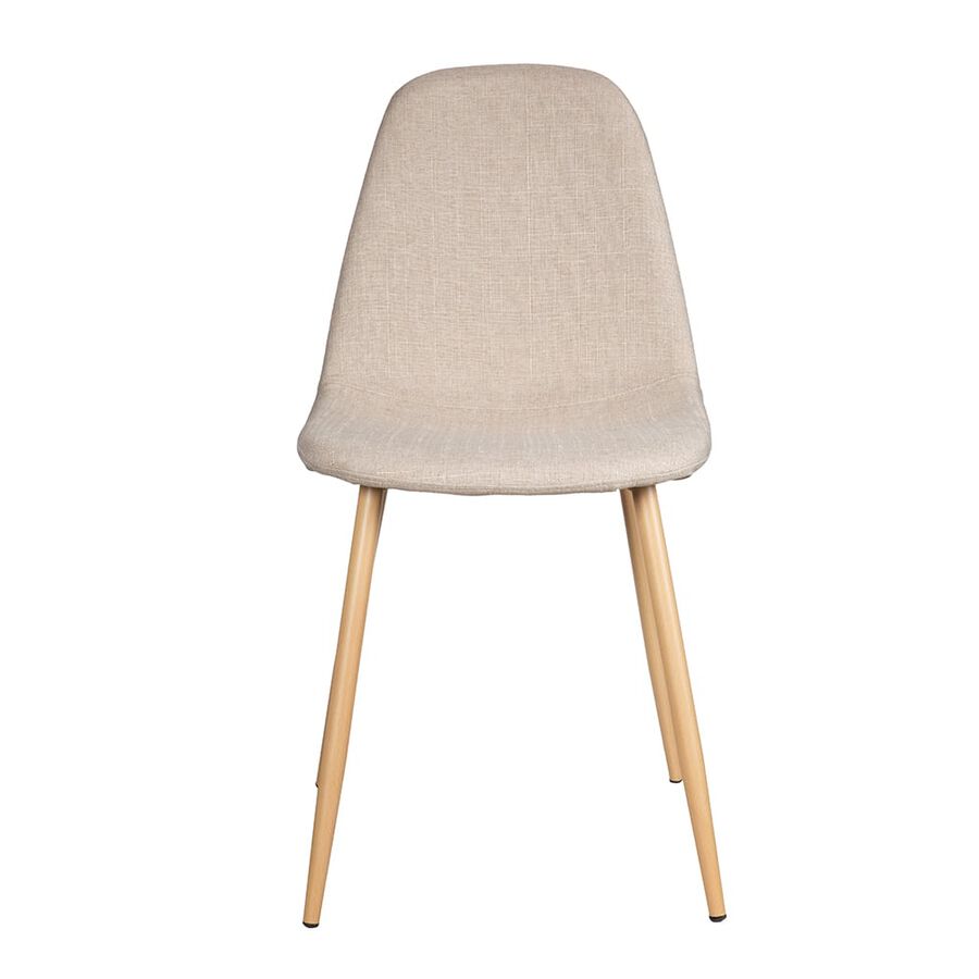 Silla de comedor beige Concept 45x55x86cm