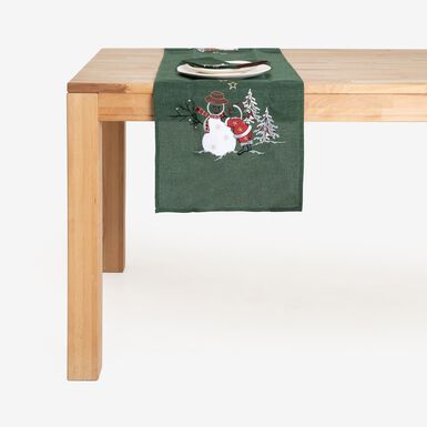 Camino verde Mu&ntilde;ecos de nieve 40x140cm