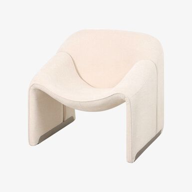 Butaca blanca Nelia 81x64x74cm Clau&Chloe