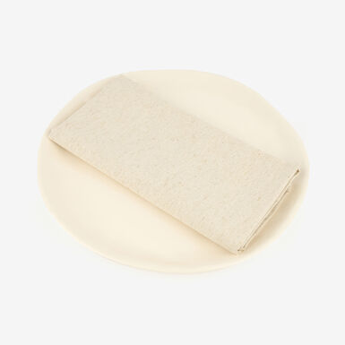 Set 2 servilletas de lino beige Ador 45x45cm