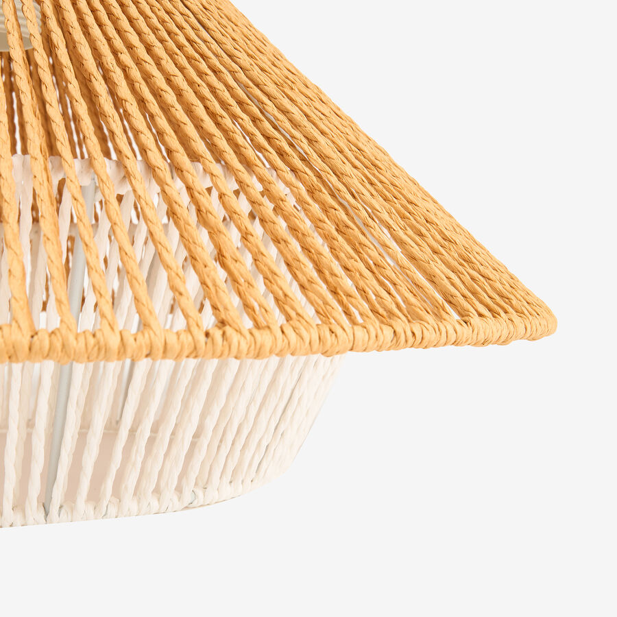 Lámpara de techo de ratán Bulta Ø40x109cm