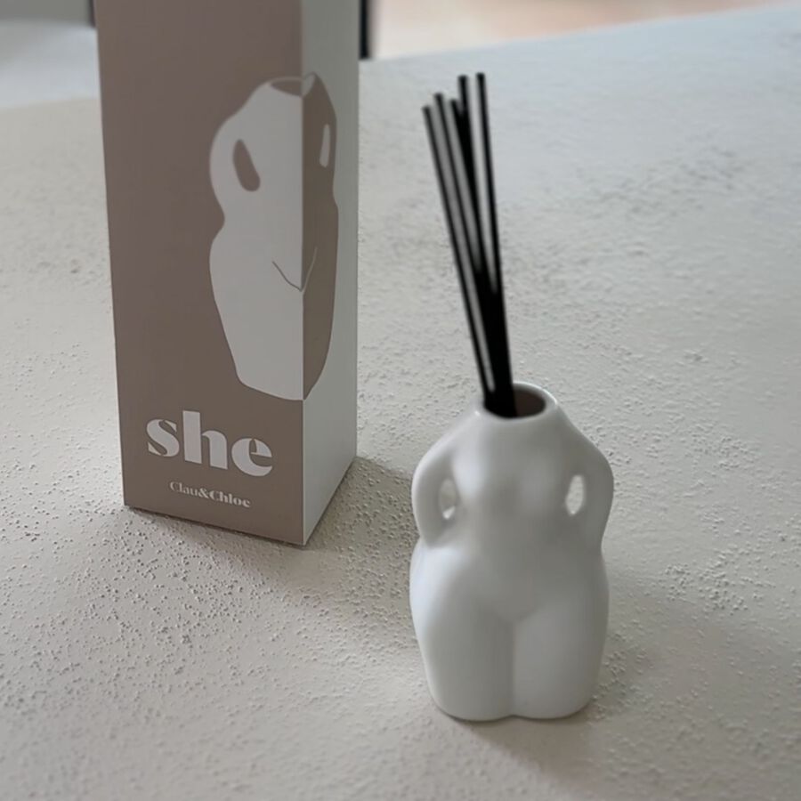Ambientador en mikado She 120ml  Ø9x23cm Clau&Chloe