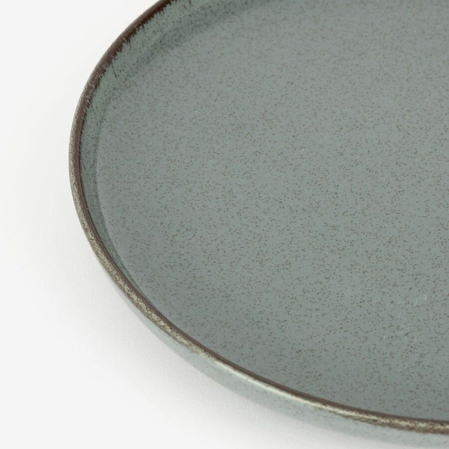 Plato de postre de porcelana azul Olite &Oslash;19cm