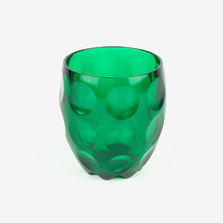 Set de 4 vasos de plástico PVC de colores Bubbles 34cl - Guzzini