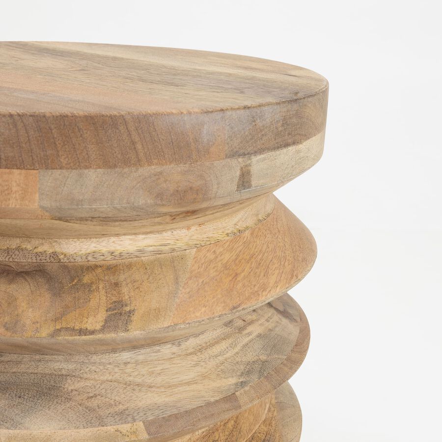 Mesa auxiliar mango Volos Ø39x50cm Clau&Chloe