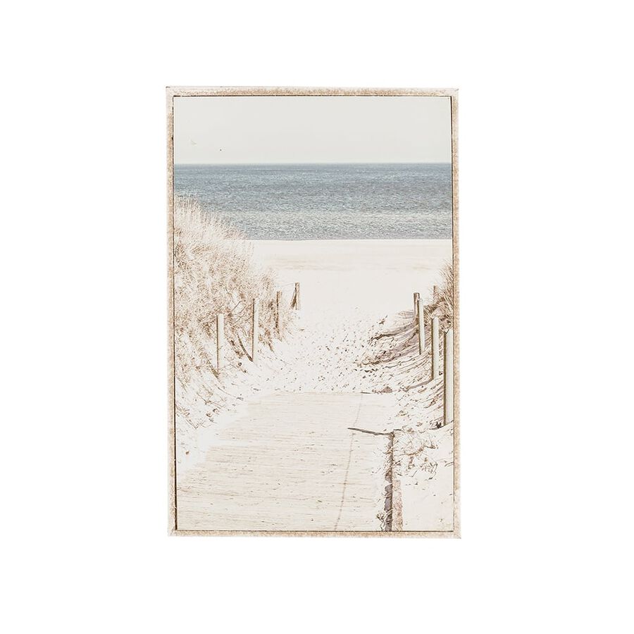 Caja cuelga llaves de madera Playa