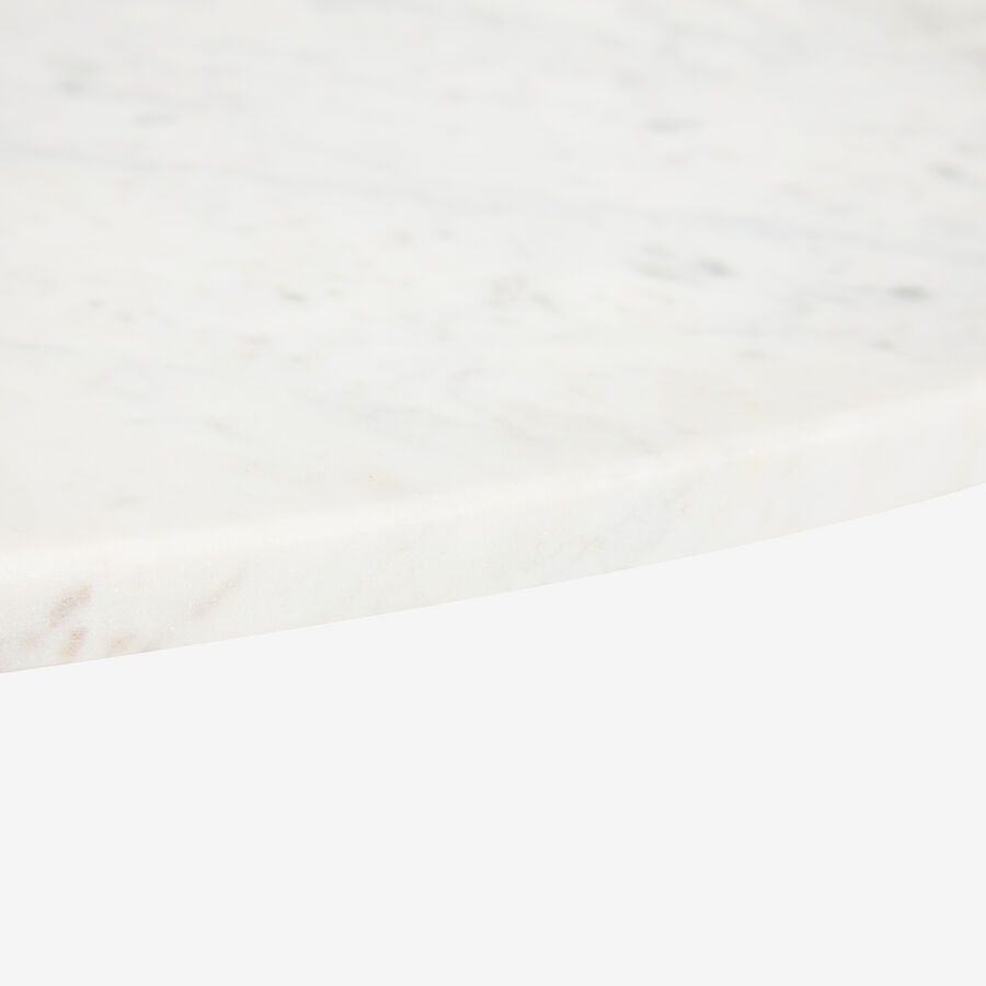 Mesa de centro de mármol y madera Berlín Ø90x45 Clau&Chloe