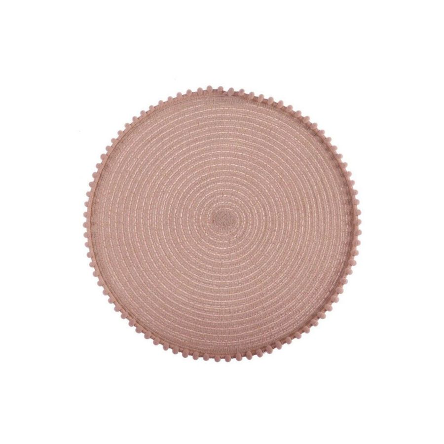 Mantel individual rosa Ø38cm