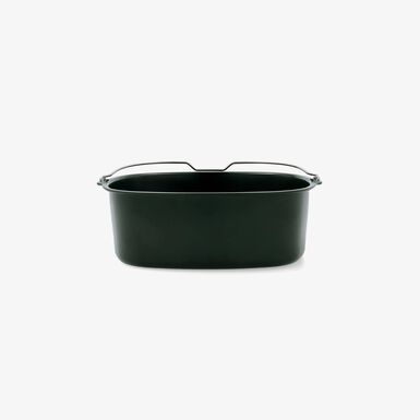 Molde cuadrado con asa verde de acero Terrae 20cm
