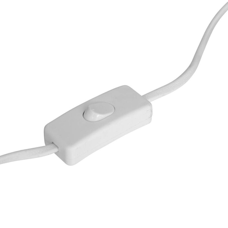 L&aacute;mpara de mesa de cristal blanca Sora &Oslash;15x18cm