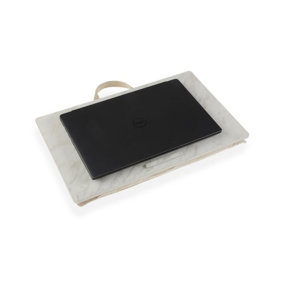 Soporte para portátil con cojín efecto mármol 48x30cm