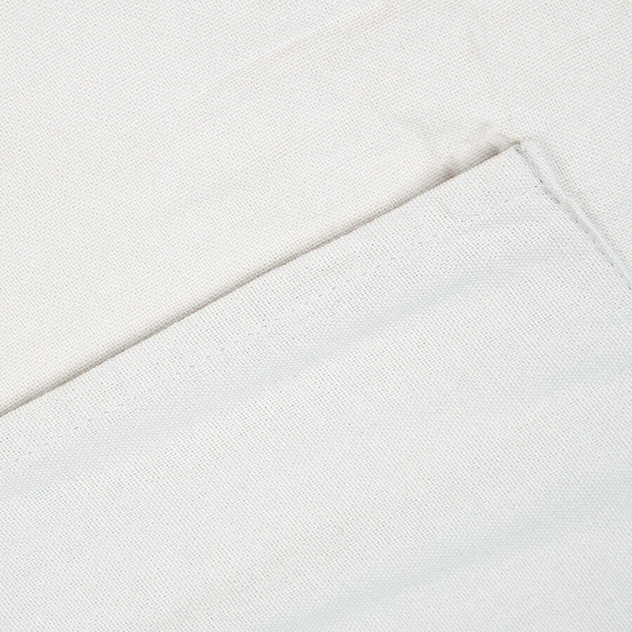 Delantal de cocina de algodón gris 80x70cm