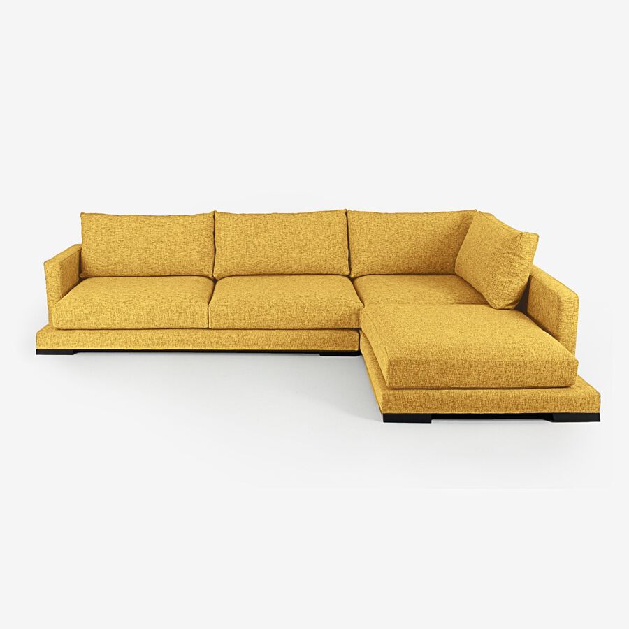 Sofá con chaise longue Lulua 325x215x88cm Clau&Chloe en varios colores