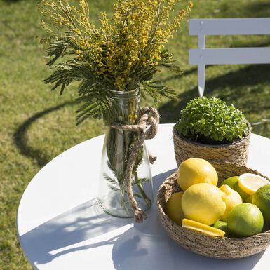 Macetero de mimbre Typha en varias medidas