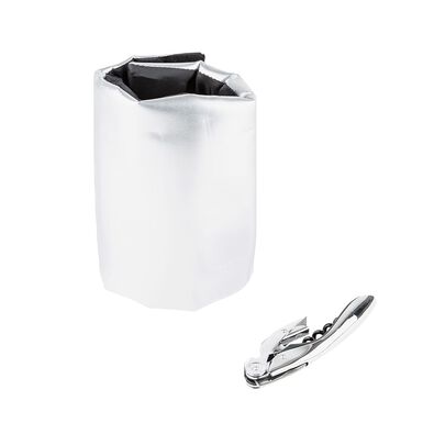 Set deluxe plateado para vino