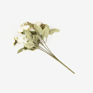 Ramo artificial rosas blancas 35cm