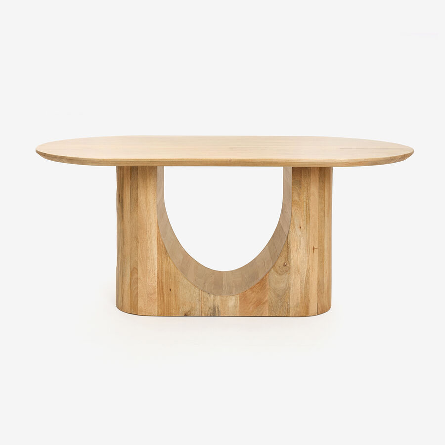 Mesa de comedor de madera de mango Chicago 180x100x76cm Clau&Chloe