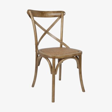 Silla de comedor de madera de olmo Antique 46x42x87cm