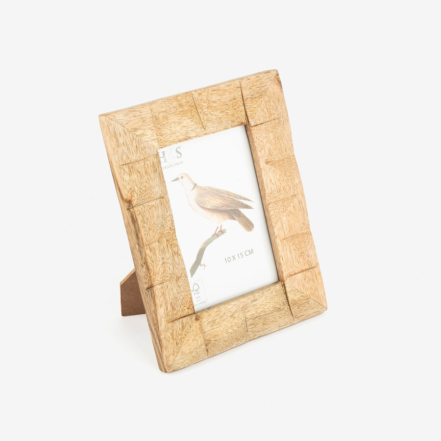 Marco de fotos de madera Jafaar 10x15cm