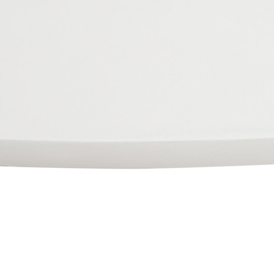 Mesa de comedor de madera blanca Leisure Ø120x75cm