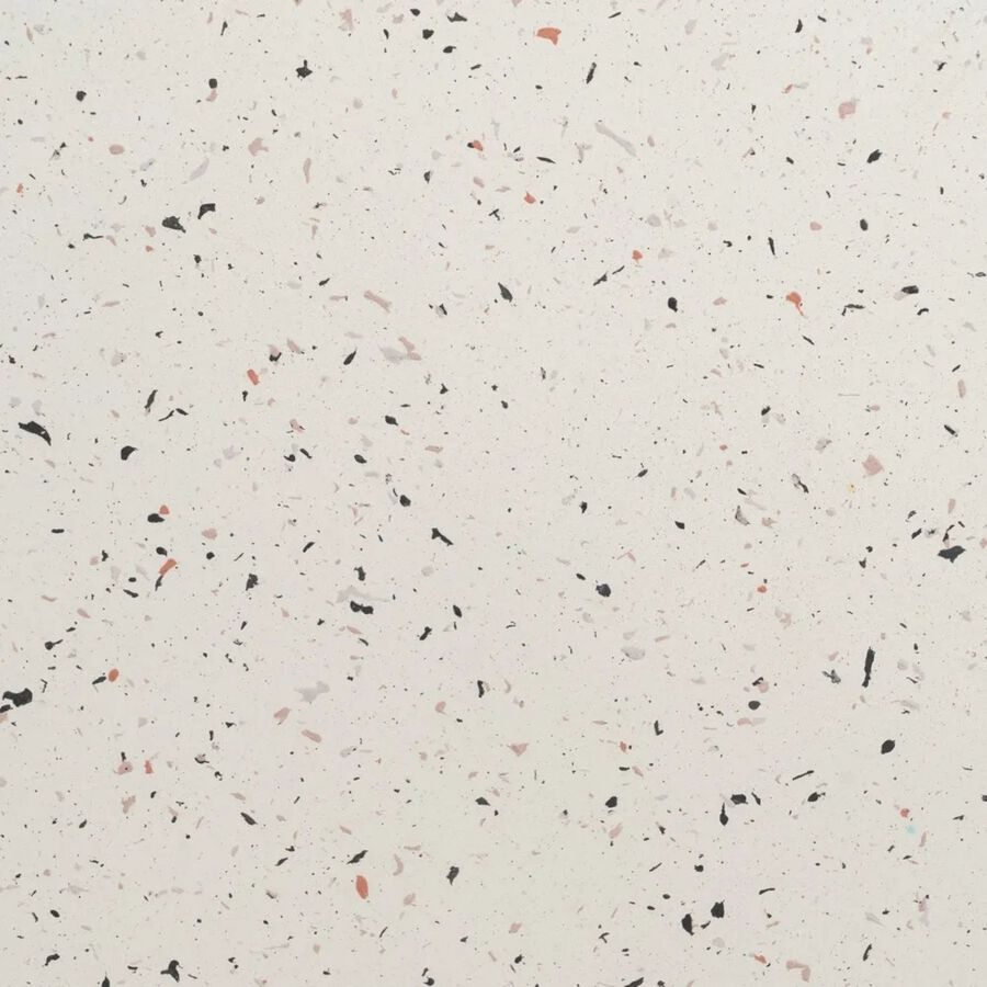 Mesa de centro de fibra de magnesio blanca Milo Ø90x40cm