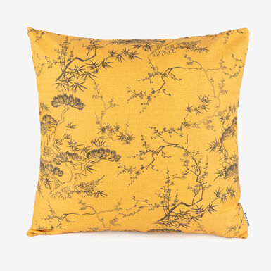 Funda de coj&iacute;n de algod&oacute;n Bonsai 45x45cm
