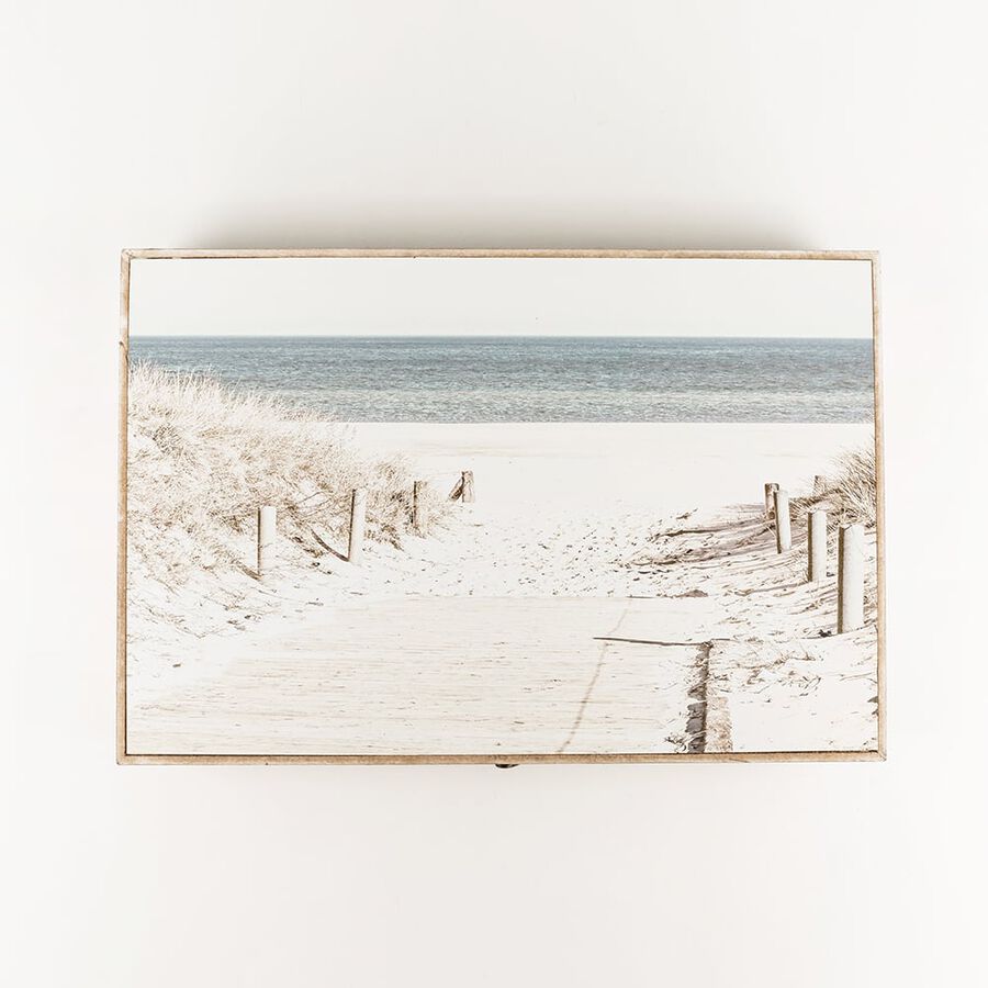 Tapa para contador de madera Playa