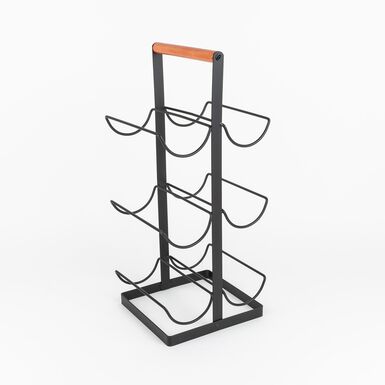 Botellero de acero Preto 20x19x48cm