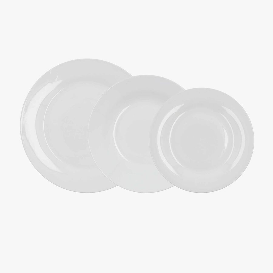 Vajilla de 18 piezas porcelana brillo Vetra