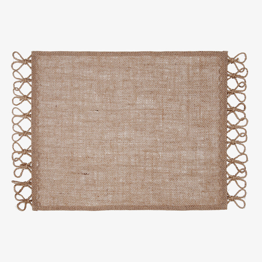 Mantel individual natural de yute Okapi 30x45cm