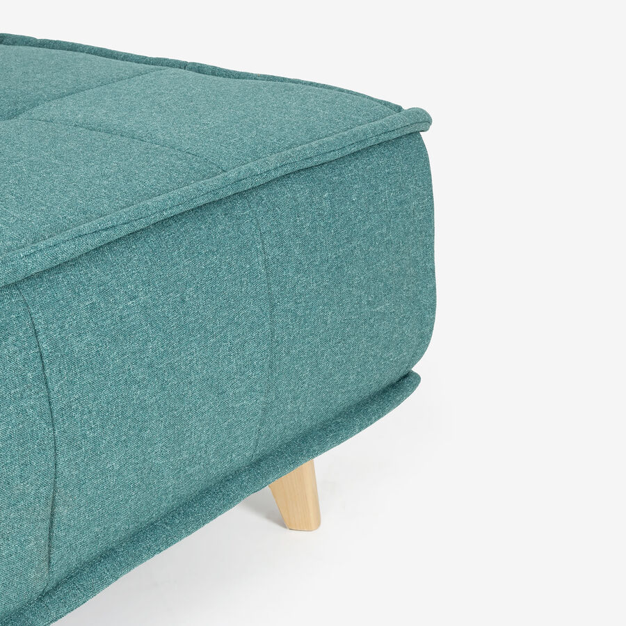 Sofá cama individual verde Luca 104x92x84cm