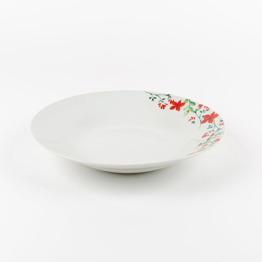 Vajilla 18 piezas porcelana flores