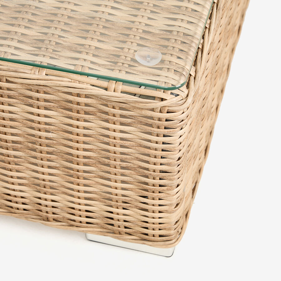 Set de jardín de 4 piezas de ratán sintético Ibiza