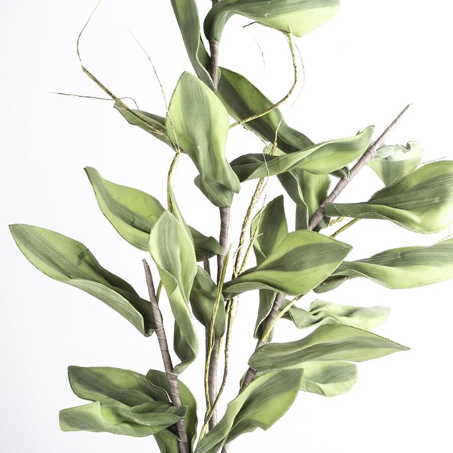 Flor artificial hojas verdes 128cm