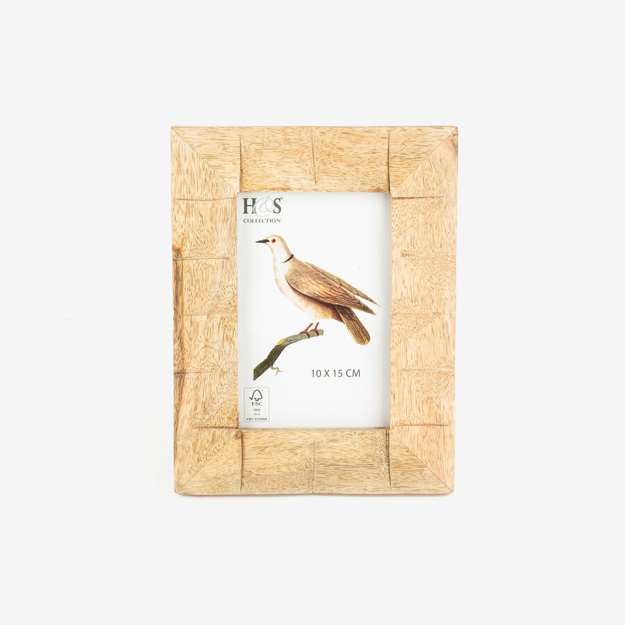 Marco de fotos de madera Jafaar 10x15cm