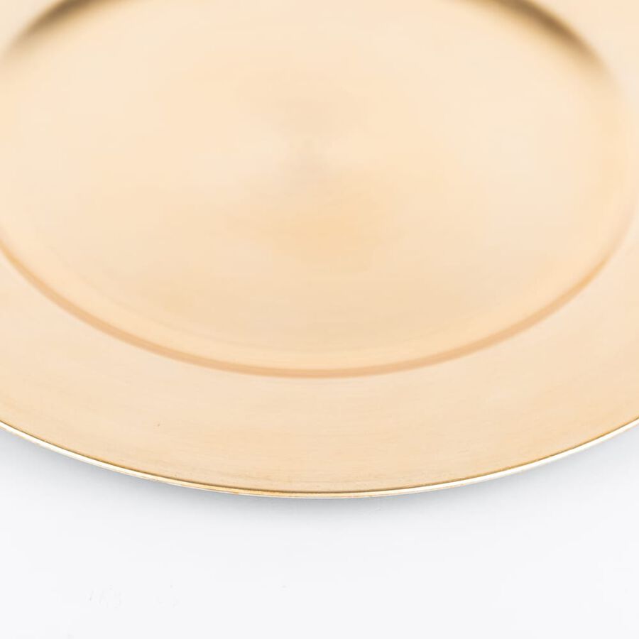 Bajo plato dorado &Oslash;33cm