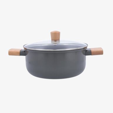 Set de sartén y cacerola de aluminio antiadherente apta para inducción Elios Ø24cm