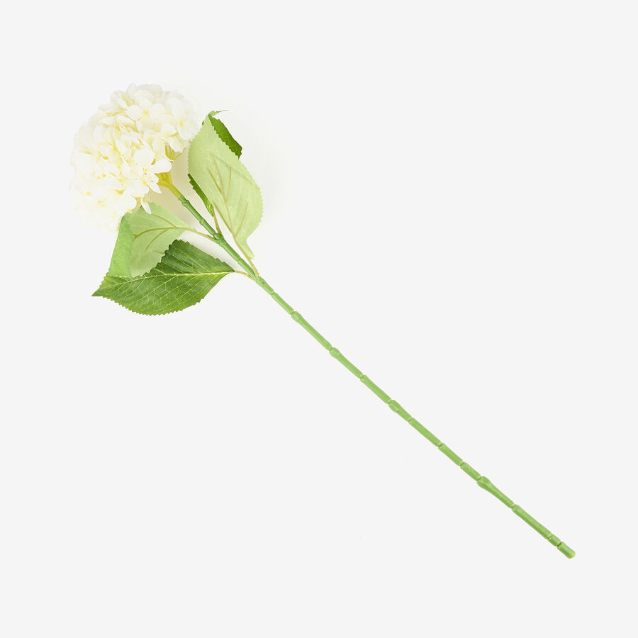 Flor artificial hortensia blanca 66cm