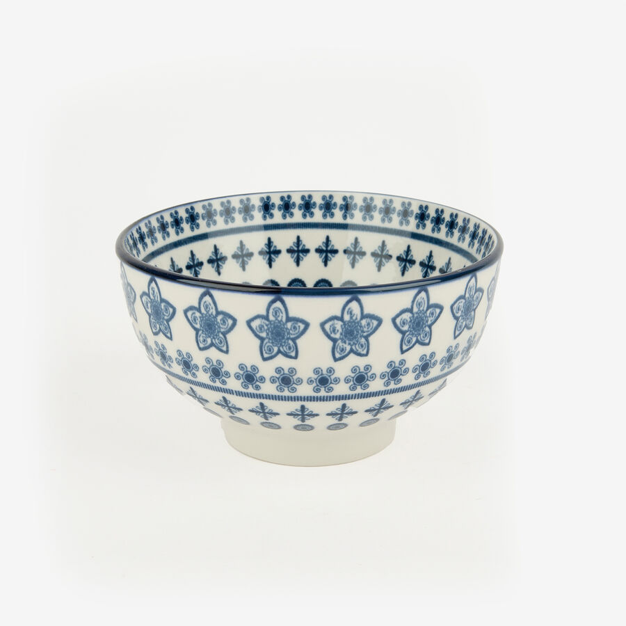 Bol de porcelana estampado &Oslash;12x6cm