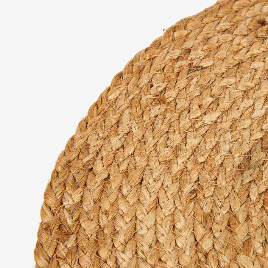 Mantel individual de yute Ø37cm
