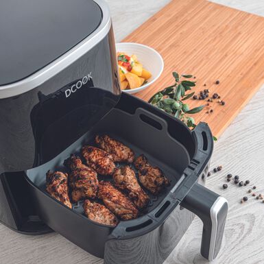 Freidora de aire negra DCook 4,6L 1450W