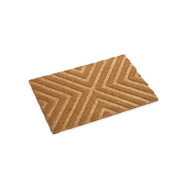 Felpudo de fibra coco formas geométricas 40x60cm